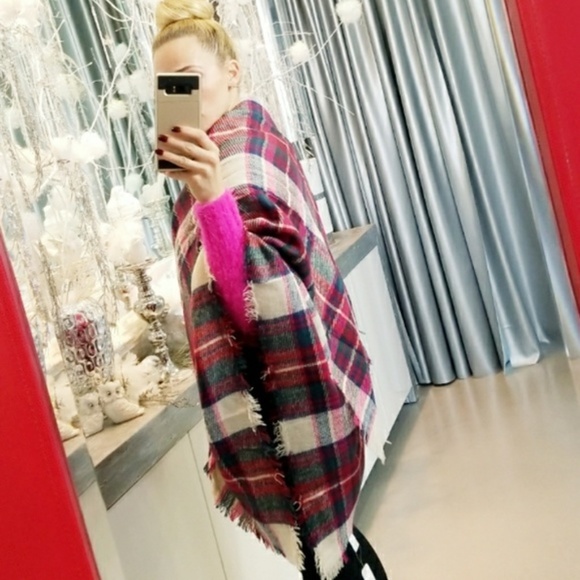 OVERSIZED BLANKET SCARF - Picture 6 of 7